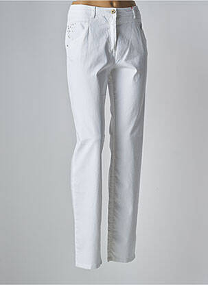 Pantalon slim blanc JOCAVI pour femme