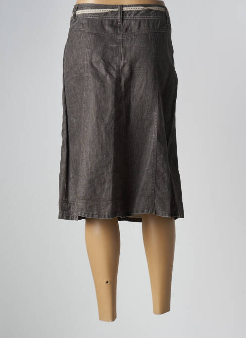 Jupe mi-longue gris JOCAVI pour femme