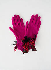 Gants rose GANTEB'S pour femme seconde vue