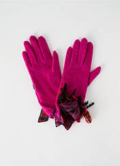 Gants rose GANTEB'S pour femme seconde vue