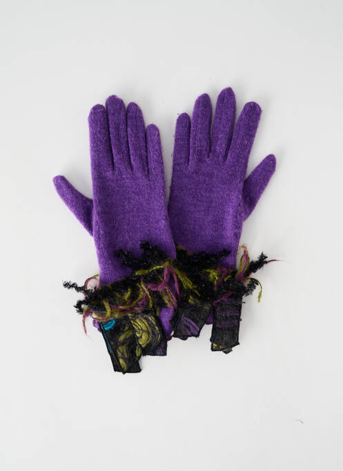 Gants violet GANTEB'S pour femme