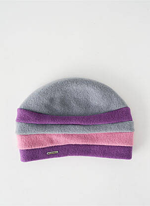 Bonnet maille opaque violet RABIONEK femme