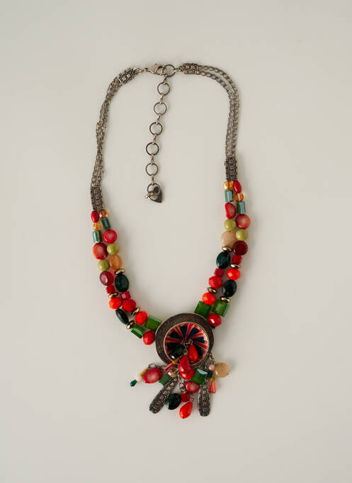 Collier rouge TARATATA pour femme