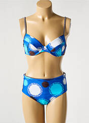 Maillot de bain 2 pièces bleu BLUE LOBSTER pour femme seconde vue