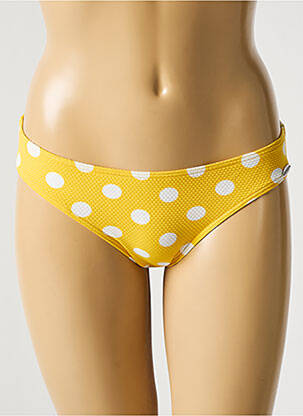 Bas de maillot de bain stretch culotte jaune SUNFLAIR femme