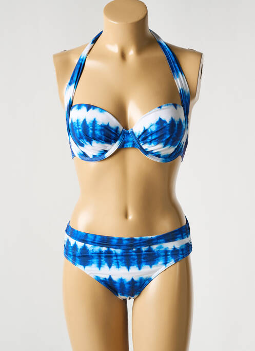 Maillot de bain 2 pièces bleu BLUE LOBSTER pour femme