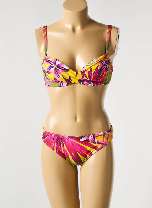 Maillot de bain 2 pièces jaune SUNFLAIR pour femme