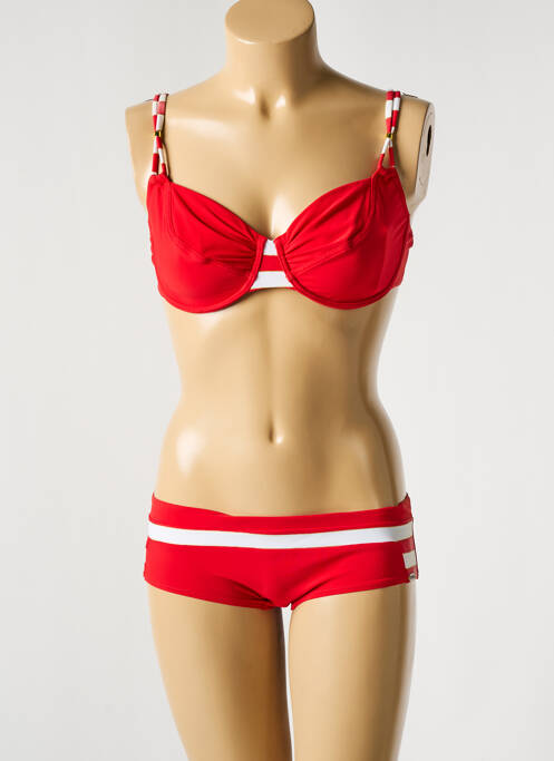 Maillot de bain 2 pièces rouge SUNFLAIR pour femme