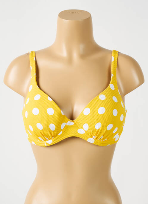 Haut de maillot de bain jaune SUNFLAIR pour femme