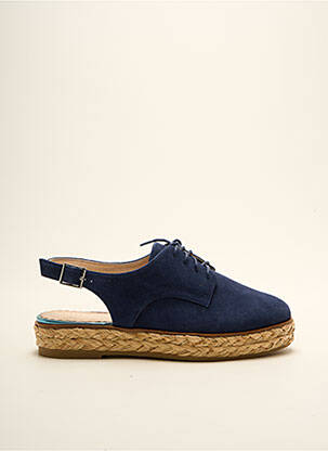 Espadrilles nubuck talon plat jusqu'à 3cm bleu MELLOW YELLOW femme