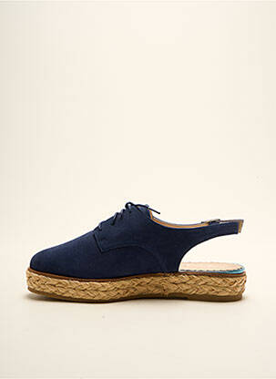 Espadrilles nubuck talon plat jusqu'à 3cm bleu MELLOW YELLOW femme