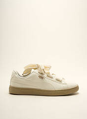 Baskets blanc PUMA pour femme seconde vue