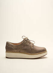 Derbies marron CLARKS pour femme seconde vue