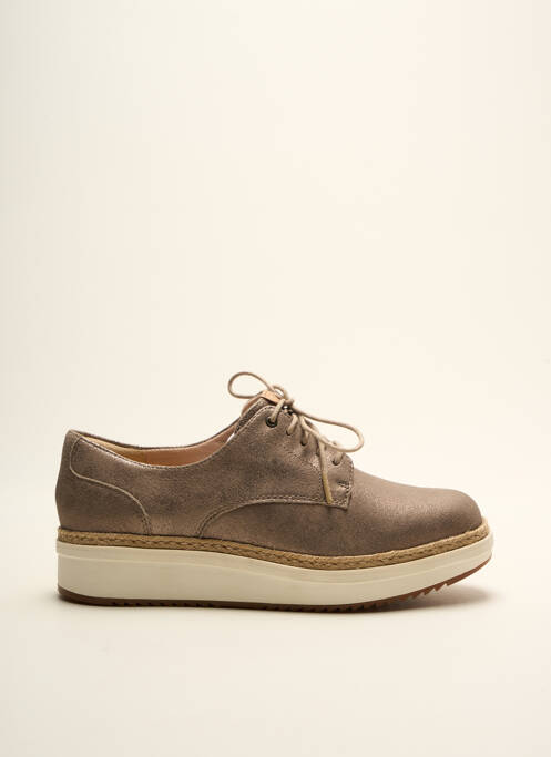 Derbies marron CLARKS pour femme