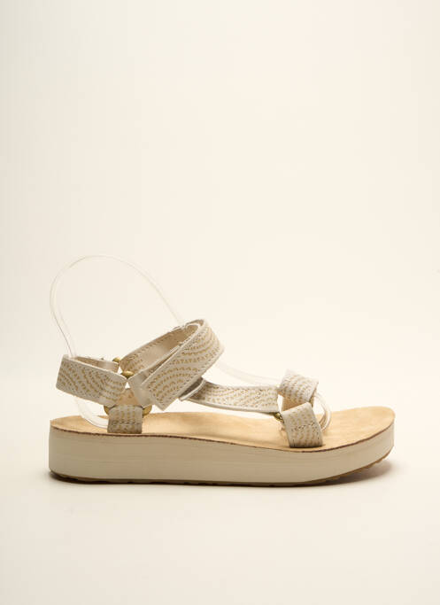 Sandales/Nu pieds beige TEVA pour femme