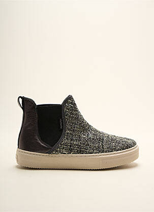 Bottines/boots bout rond talon plat jusqu'à 3cm gris VICTORIA femme