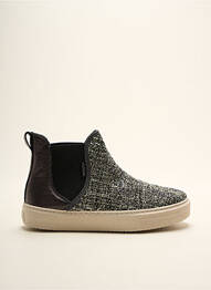 Bottines/boots bout rond talon plat jusqu'à 3cm gris VICTORIA femme