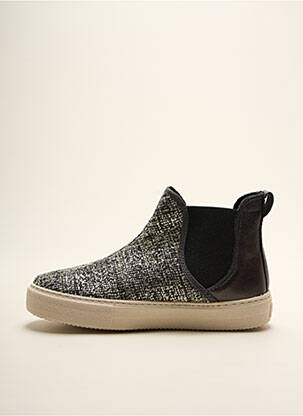 Bottines/boots bout rond talon plat jusqu'à 3cm gris VICTORIA femme