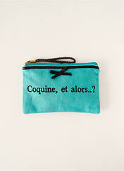 Pochette bleu PETITE MENDIGOTE pour femme seconde vue