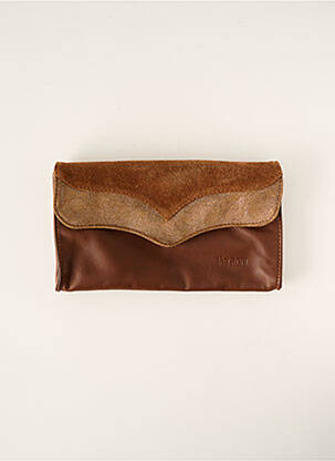 Pochette marron LEA.TONI pour femme