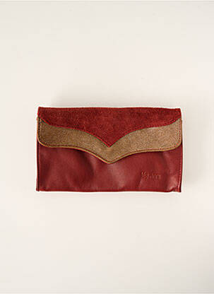 Pochette rouge LEA.TONI pour femme