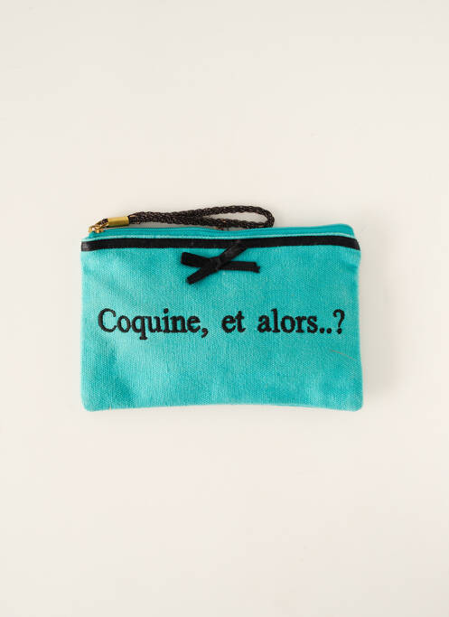 Pochette bleu PETITE MENDIGOTE pour femme