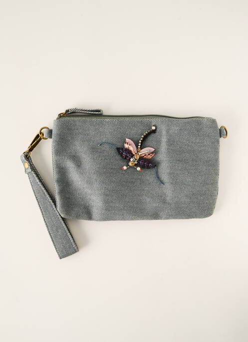 Pochette gris CRAZY LOU pour femme