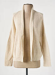 Gilet manches longues beige LA FEE MARABOUTEE pour femme seconde vue