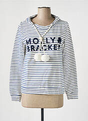 Sweat-shirt à capuche blanc MOLLY BRACKEN pour femme seconde vue