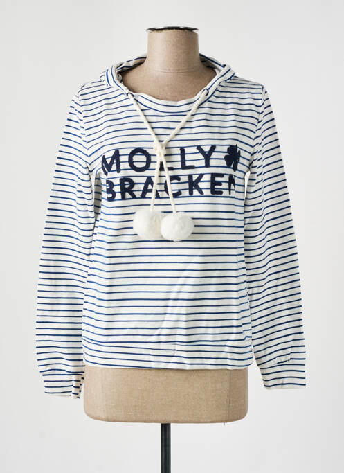 Sweat-shirt à capuche blanc MOLLY BRACKEN pour femme