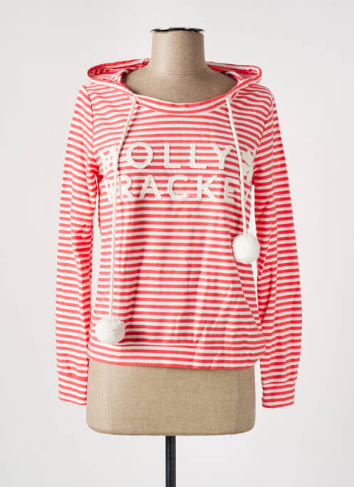 Sweat-shirt à capuche rose MOLLY BRACKEN pour femme