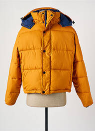 Doudoune manches longues a capuche jaune KINGS OF INDIGO homme