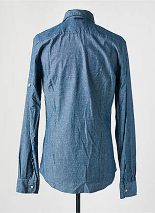 Chemise manches longues manches longues bleu MAISON SCOTCH homme