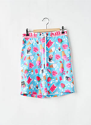 Short de bain stretch bleu PULL IN garçon