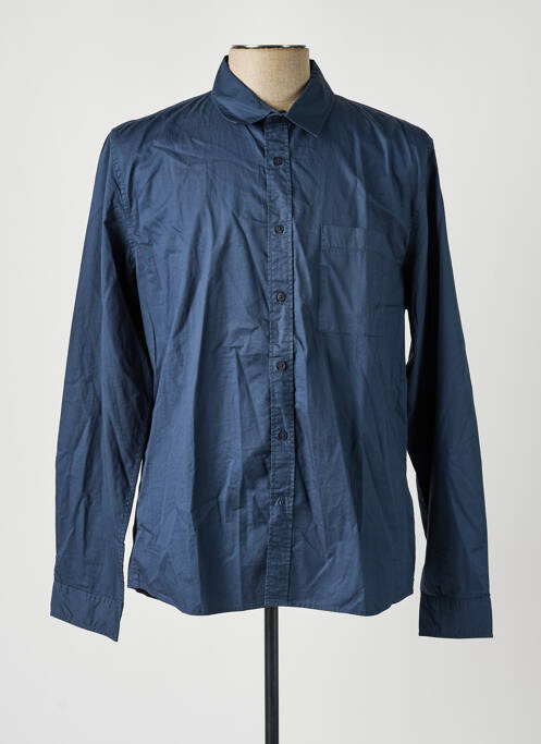 Chemise manches longues bleu AMERICAN VINTAGE pour homme