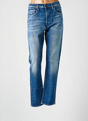 Jeans coupe slim slim taille haute bleu DONOVAN femme