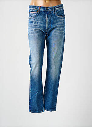 Jeans coupe slim slim taille haute bleu DONOVAN femme
