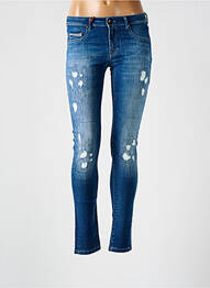 Jeans skinny tissage brut taille normale bleu DONOVAN femme
