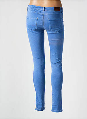 Pantalon slim stretch taille normale bleu DONOVAN femme