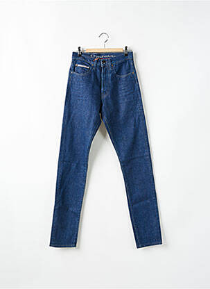 Jeans coupe slim tissage brut taille normale bleu DONOVAN homme