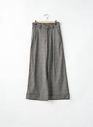 Pantalon large tissage popeline taille normale gris REIKO femme