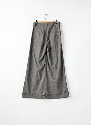 Pantalon large tissage popeline taille normale gris REIKO femme