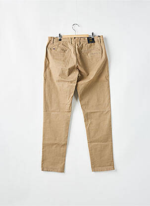 Pantalon chino poches taille normale beige RECYCLED ART WORLD homme