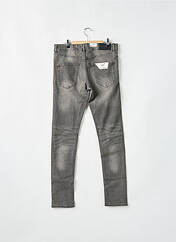 Jeans coupe slim gris FIFTY pour homme seconde vue