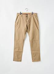 Pantalon chino beige RECYCLED ART WORLD pour homme seconde vue