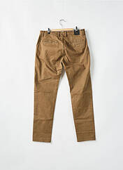 Pantalon chino marron RECYCLED ART WORLD pour homme seconde vue