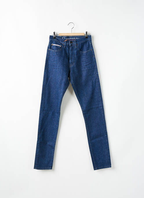 Jeans coupe slim tissage brut taille normale bleu DONOVAN homme