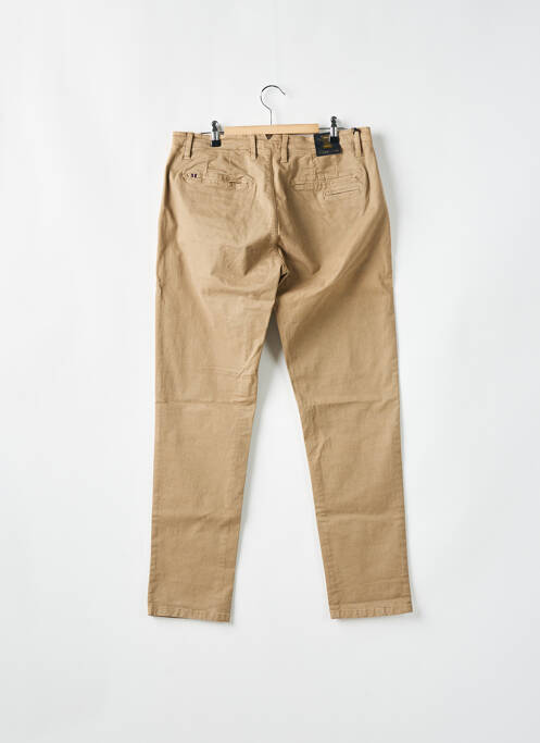 Pantalon chino beige RECYCLED ART WORLD pour homme