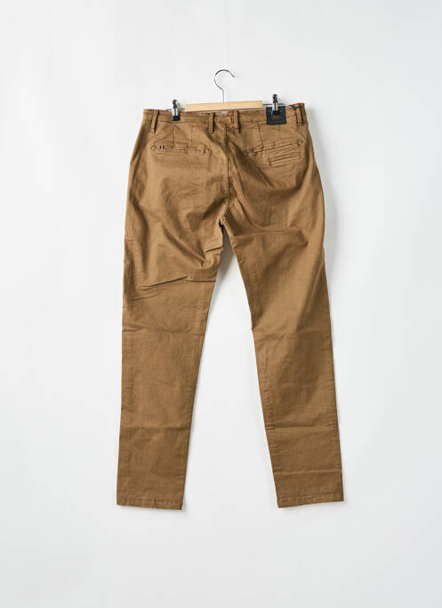 Pantalon chino marron RECYCLED ART WORLD pour homme