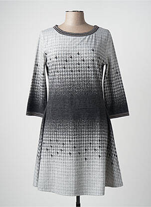 Robe courte gris DESIGUAL pour femme